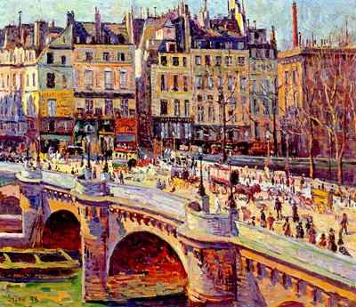 Le Quai Conti, Paris, 1896 by Maximilien Luce